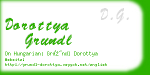 dorottya grundl business card